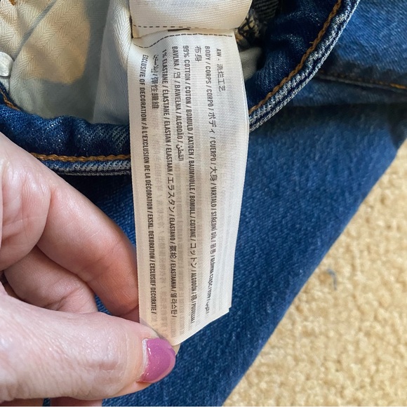 Abercrombie & Fitch Curve Love High Rise Vintage Flare Jean Size 28/6 Regular - Picture 7 of 9